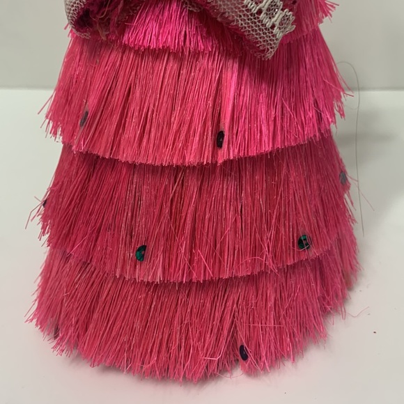 Pink hair angel holiday decor Vintage - Picture 4 of 17